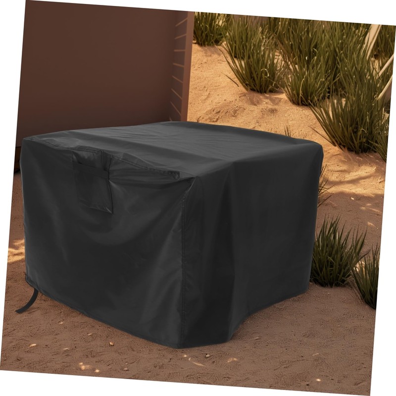 Outanaya Square Fire Pit Cover for Outdoor Gas Table Durable