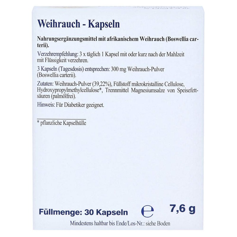 Frankincense Capsules