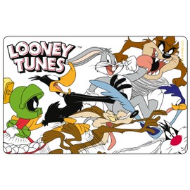 United Labels Looney Tunes Familiy Lunch Box with Divider Black