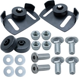 Rogugeroty 490-241-0038 Universal Rolling Skid Shoes Compatible with MTD Crafstman Husqvarna,Fits Two、 Three Stage Snow Blower （Two Sets of）