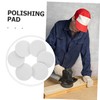 Outanaya 6pcs Wool Felt Polishing Pads Durable Hook and Loop