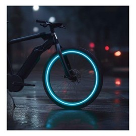 customTAYLOR33 Special Edition Baby Blue High Intensity Grade Reflective Copyrighted Safety Rim Tapes - (Must Select Your Rim Size) (27.5" (TIRE Size, for Bicycles/eBikes))