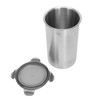 Storage Canister 1400ml Food Storage Container Stainless Steel Airtight Transparent