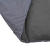USB Heated Blanket Dark Grey 3 Temp Modes 52x43in Soft