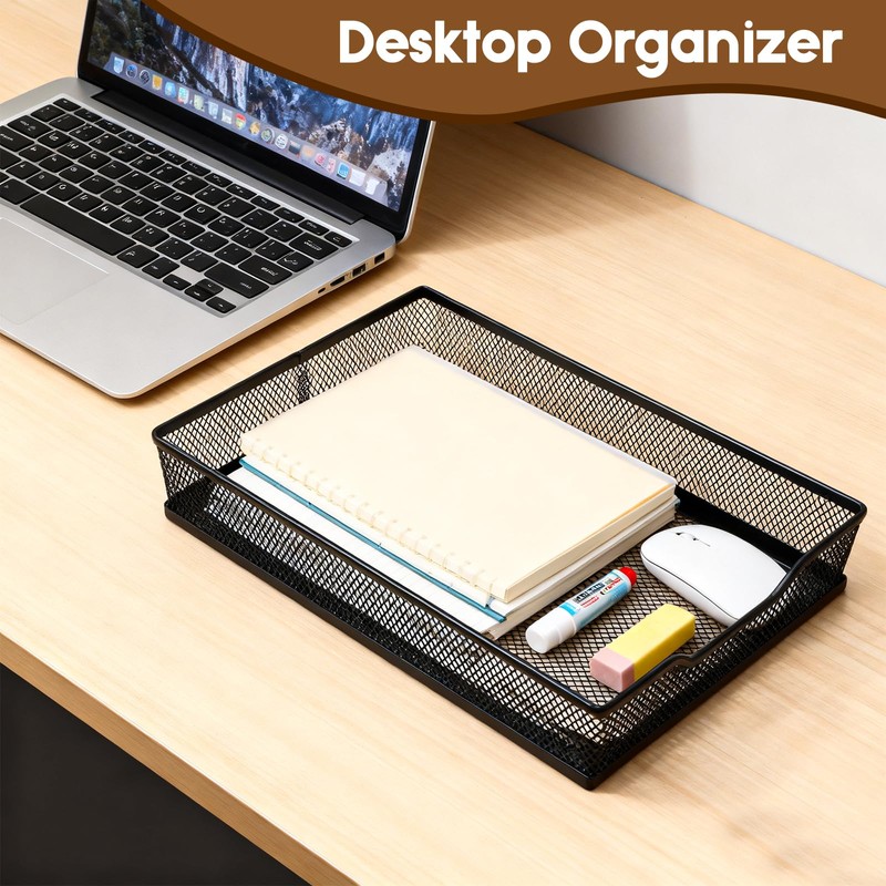 Yummy Sam 2 Pack Metal Mesh Office Desk Drawer Organizer