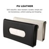 Oiieco 2 Pcs Car Tissue Holder, Premium PU Leather Sun