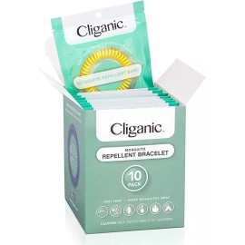 Cliganic Pulsera Repelente De Mosquitos- Pack De 10-colores Variados
