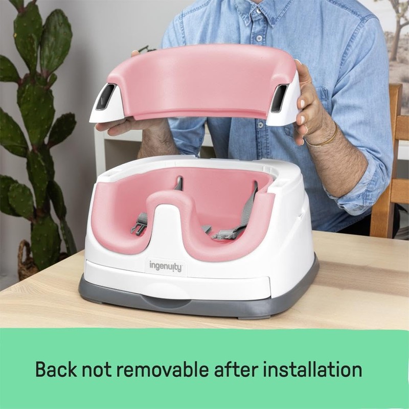 Ingenuity Baby Base 2-in-1 Booster Feeding and Floor Seat with