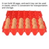 5PCS Egg Flats, Plastic Chicken, Egg Holder Egg Flats Egg