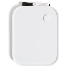 U Brands Modern Bevel Dry Erase Board Set, Office Supplies, Includes Magnet, Marker, 8.5” x 11”