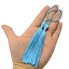 100pcs 13cm/5 Inch Silky Floss bookmark Tassels with 2-Inch Cord