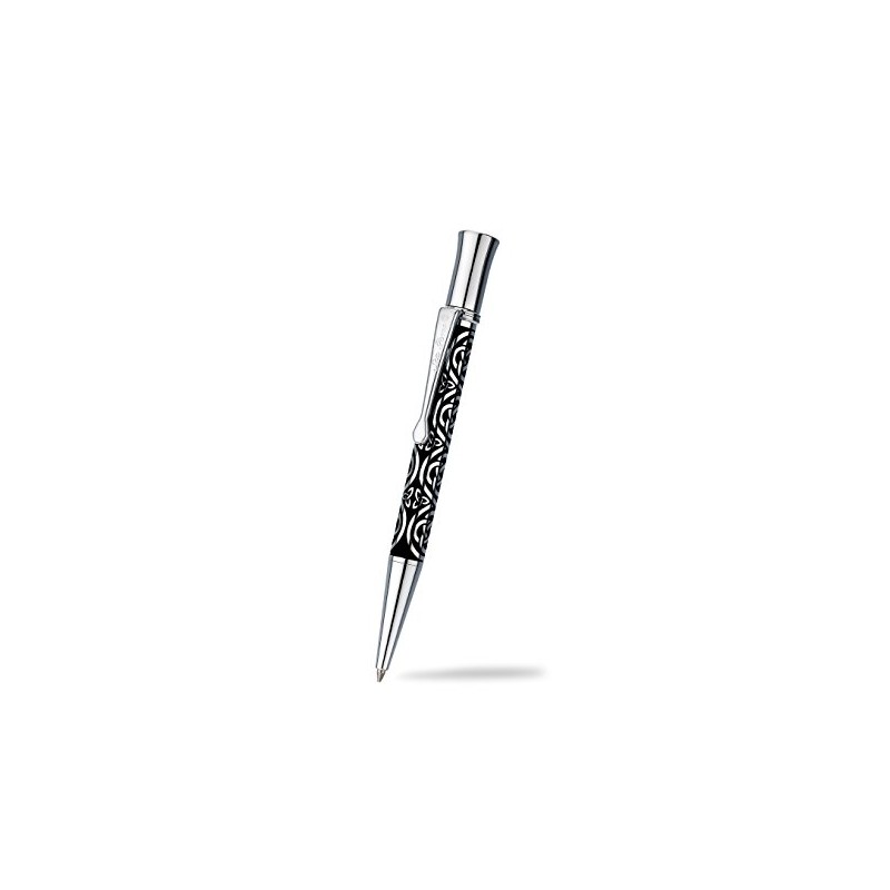 Pen in a Celtic Trinity Knot Etched Design in Black