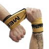 Meister Lockdown Wrist Wraps - Adjustable Non-Stretch Support for Weightlifting,