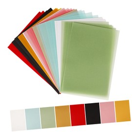 TEHAUX 100sheets Colorful Tracing Paper of Creative Translucent Parchment for Art Sketching and Calligraphy and Safe for Art Projects