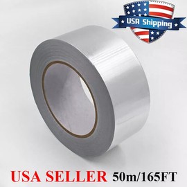 Unbranded 2in x 165FT Aluminum Foil Tape Heat Resistant Waterproof Insulation Home Repair