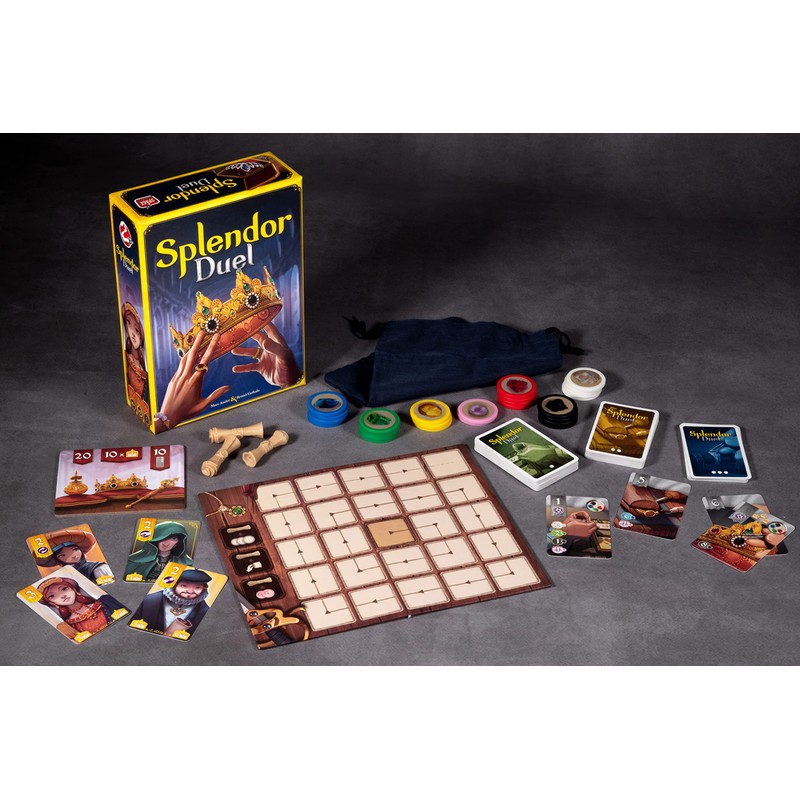Space Cowboys Splendor Duel Board Game - Two-Player Strategy Game