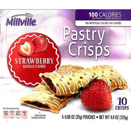 Millville Pastry Crisp Naturally Flavor (10 Bars) (Strawberry)