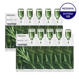 Mediheal Tea Tree Essential Mask Soothing & Moisturizing 10 Sheets / 메디힐 티트리 에센셜 마스크 진정수분 10매