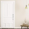 Haidms Brushed Nickel Front Door Handle and Deadbolt Set, Entry