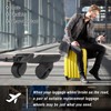 Zoofen Spinner Replacement Luggage Wheel Repairment Suitcase Wheels (Z146- Front