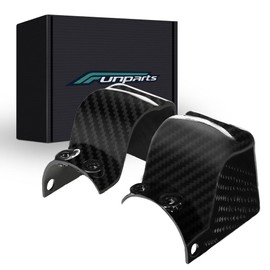 Funparts Carbon Fiber Front Fork Guard Shock Cover for Surron Sur Ron LBX E Ride Pro SS Segway X260 X160 Electric Dirt Bike