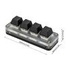 Mini 4 Key Gaming Keyboard Mechanical Keypad Type C to