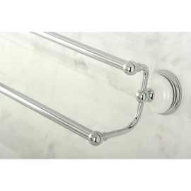 Kingston Brass BA1113C Victorian Dual Towel Bar, 24-Inch, Polished Chrome