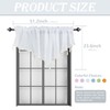 Beaded Sheer Windows Valance 130 cm W x 60 cm