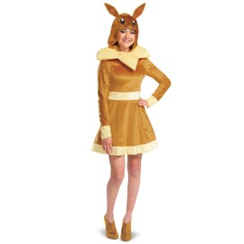 Disguise Women's Eevee Deluxe Adult Costume, Extra Large (18-20), Eevee, Extra Large (18-20)