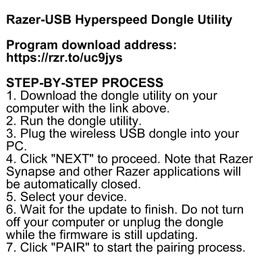 BestParts USB Dongle Signal Mouse Receiver Adapter Replacement for Razer Basilisk V3 PRO Hyperspeed Wireless Gaming Mouse (Black)