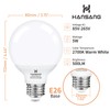 G25 Vanity Light Bulb 2700K Warm White 8 Pack,Hansang LED