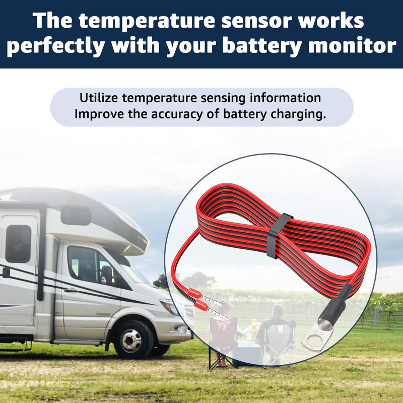 Temperature Sensor Replacement for Victron Energy - Compatible with Quattro
