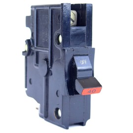 FEDERAL PACIFIC NA40 FPE Federal Pacific Stab-lok Circuit Breaker, 1 Pole, 40 AMP, 120/240V
