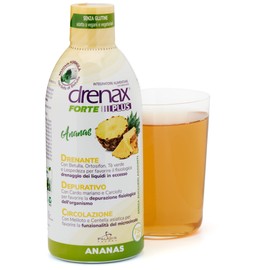 DRENAX FORTE ANANAS PLUS - Pineapple flavor - 750 ml per pack - Purifying draining supplement with birch sap - 02682