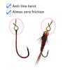 EUPHENG Micro Fly Snap No-Knot Fast Quick Change Fly Fishing