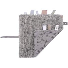 Snoozebaby Baby Comforter - Cuddly Blankets Organic - Cuddle Blankets - Grey - Cloudy Grey