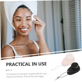 WOONEKY 2pcs Double Sided Facial Cleansing Brush Facial Cleansing Tool Face Scrub Brush Skin Care Brush Face Exfoliation Brush Female Facial Brush Women Facial Brush Facial Cleaning Brush