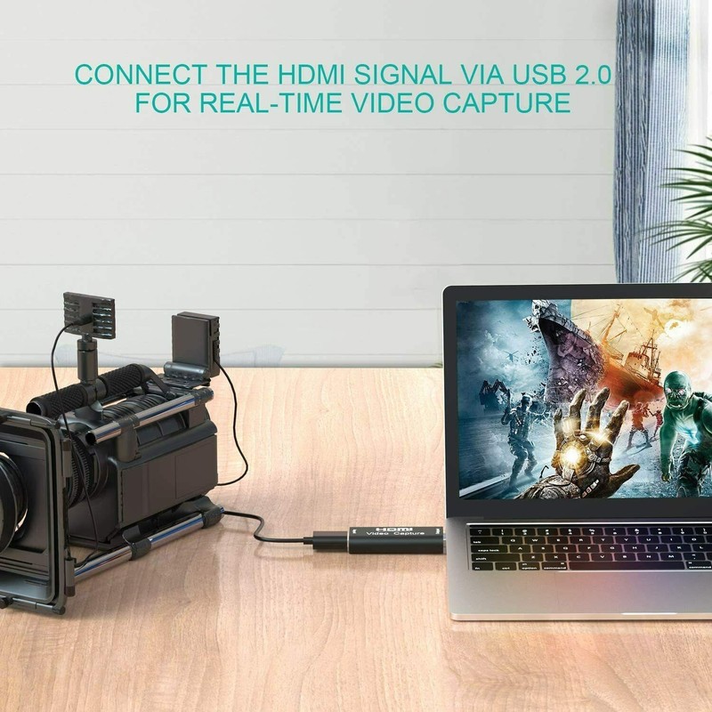 EZONEDEAL 4K HDMI Video Capture Card, Cam Link Card Game