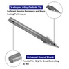 sourcing map 5pcs 30 Degree V-Groove Router Bit 10mm Dia