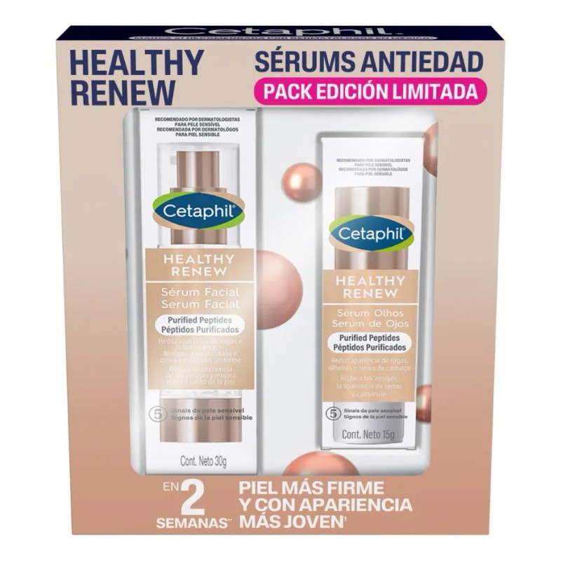 Cetaphil Kit Antiedad Serum Facial Y Contorno De Ojos Madura