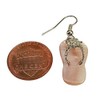 Sandal, pink mother-of shell-Pearl Earrings