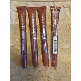 Revlon 4-REVLON-KISS PLUMPING LIP CREME-#515 ALMOND SUEDE-0.25 OZ. GREAT SHADE!! NEW!!