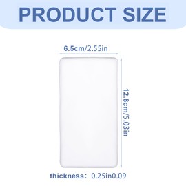 RAMGLYO Pack of 2 Ankle Gel Pads for Boots, Relieve Pressure and Improve Blood Circulation, for Ice Skating, Hockey (Square)