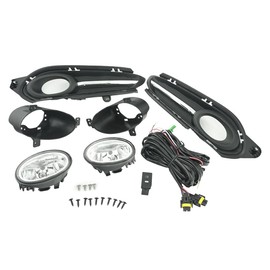 CONCEPT AUTOMOTIVE LIGHTS Fog Light Assembly Compatible with 2016-2018 Honda HR-V HRV Fog Lights Lamps with Assembly Set L&R Side