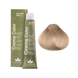 Solfine Crema Color Permanent Hair Color 65 ml, 9C Very Light Blonde
