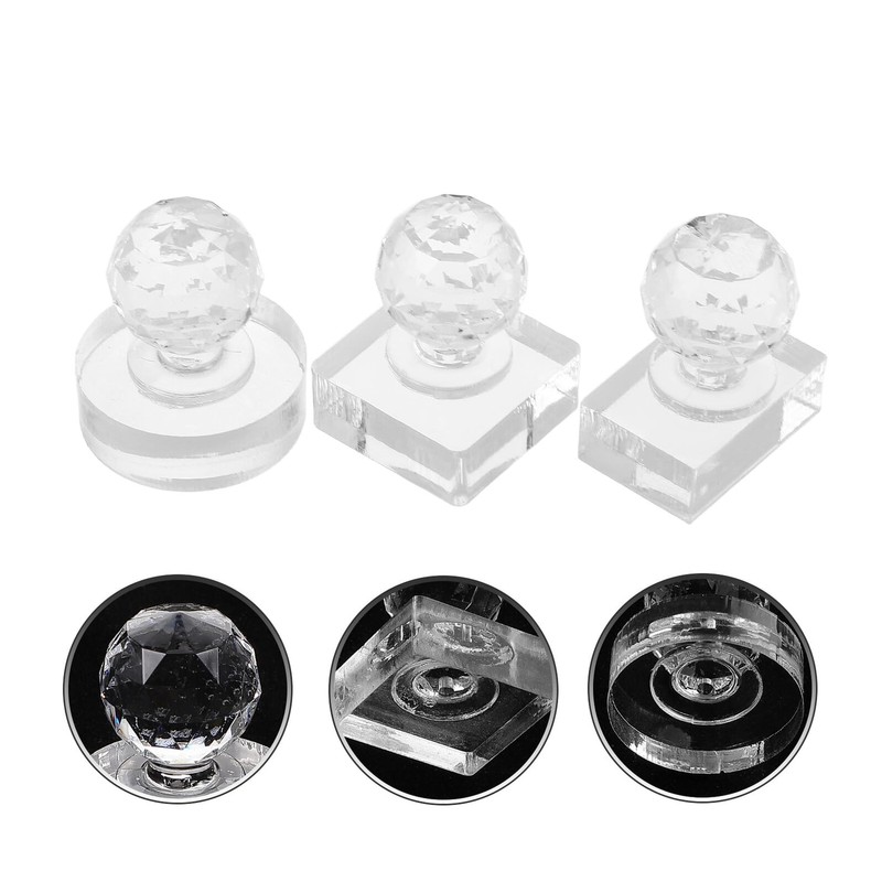 minkissy 3 Pcs Eyeshadow Powder Press, Eyeshadow Repair Tool Blush