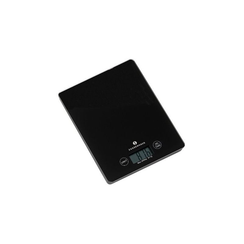 Zassenhaus "Balance Digital Scales, Glass, Black, 9 x 12 x