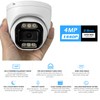 MWRCTV 4MP Security Audio Dome Camera Smart Dual Light PoE
