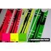 BIKE-label X400186VA Neon Yellow Flash Frame Sticker Set for Bicycle