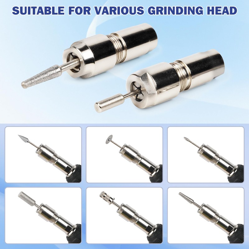 2-Pack Angle Grinder Conversion Accessories Adapter 5/8"-11 Thread to 1/4"&